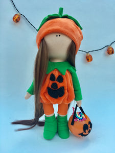 Winnie Pumpkin Doll 12.5"/32cm