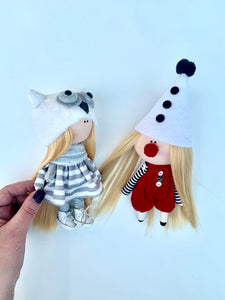 Emmy Jumbo Owl Doll with Tiny Matching Buddy 18.5"/47cm