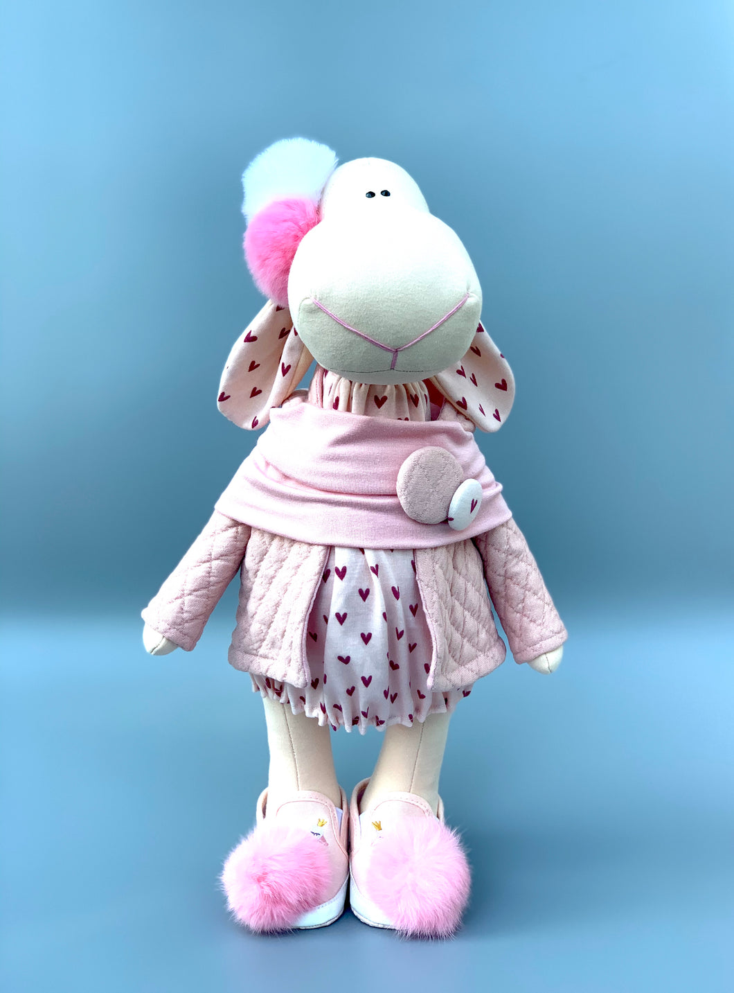 Evelyn Pretty in Pink Sheep Doll