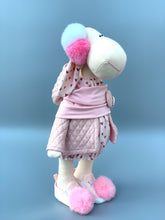 Load image into Gallery viewer, Evelyn Pretty in Pink Sheep Doll
