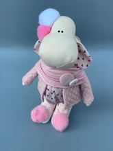 Load image into Gallery viewer, Evelyn Pretty in Pink Sheep Doll
